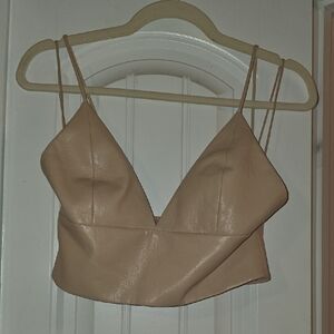 Alice + Olivia Tan Camisole Top